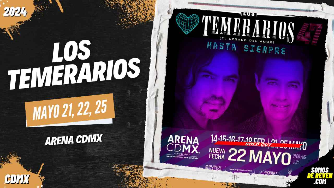 Los Temerarios En Arena Cdmx