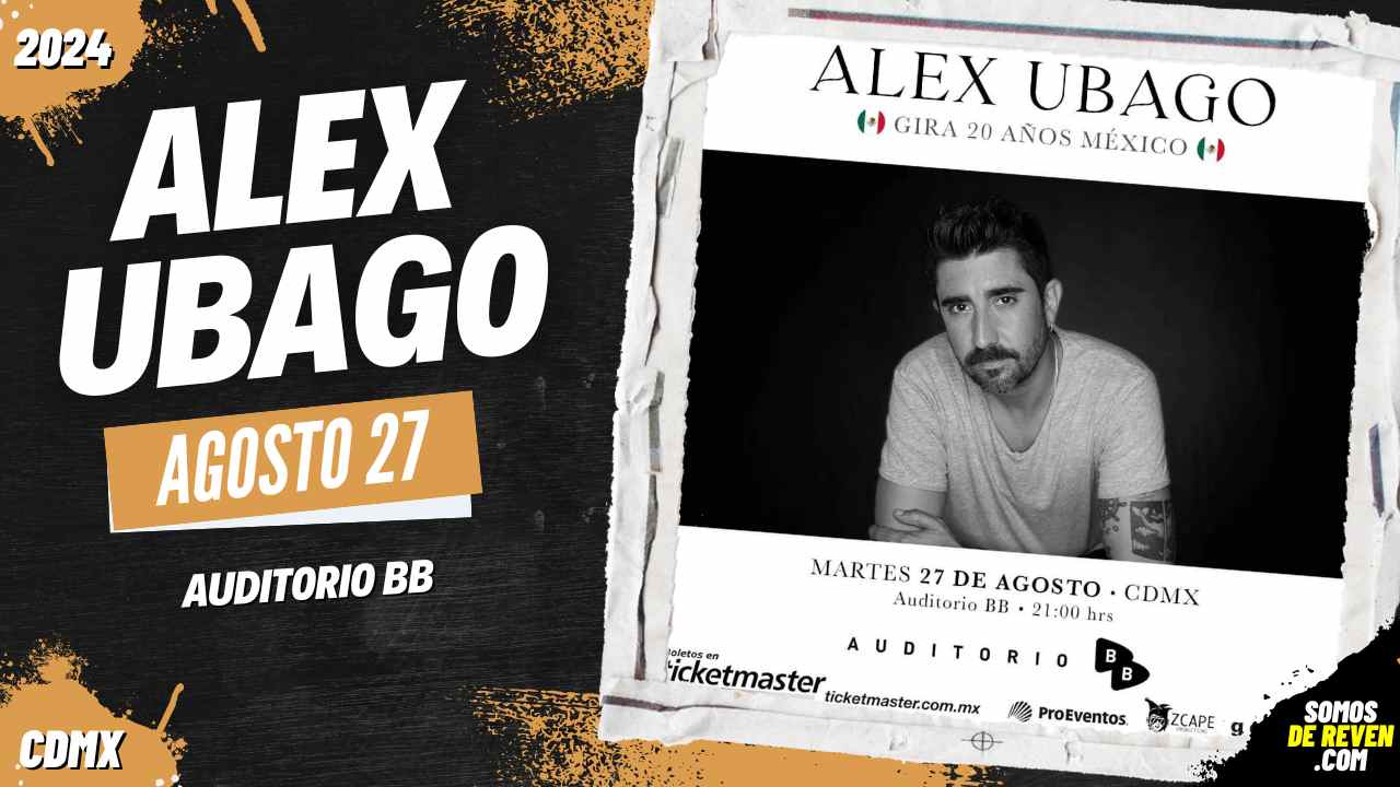 Alex Ubago En Cdmx Auditorio Bb