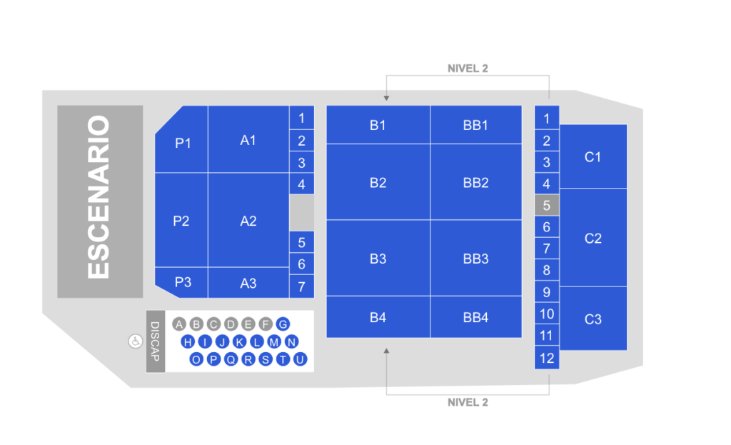 mapa pepsi center