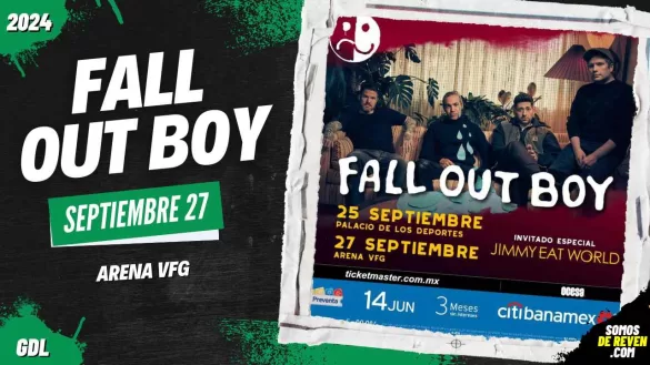 FALL OUT BOY EN GUADALAJARA ARENA VFG 2024