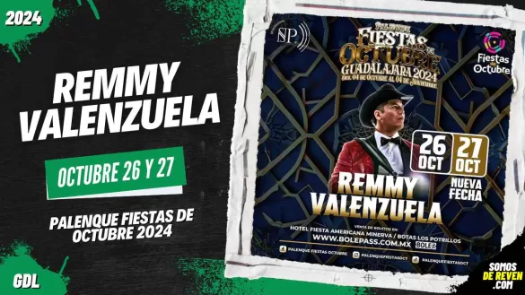 REMMY VALENZUELA EN GUADALAJARA PALENQUE FIESTAS DE OCTUBRE 2024