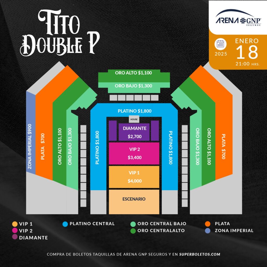 TITO DOUBLE P EN ACAPULCO ARENA GNP SEGUROS 2025