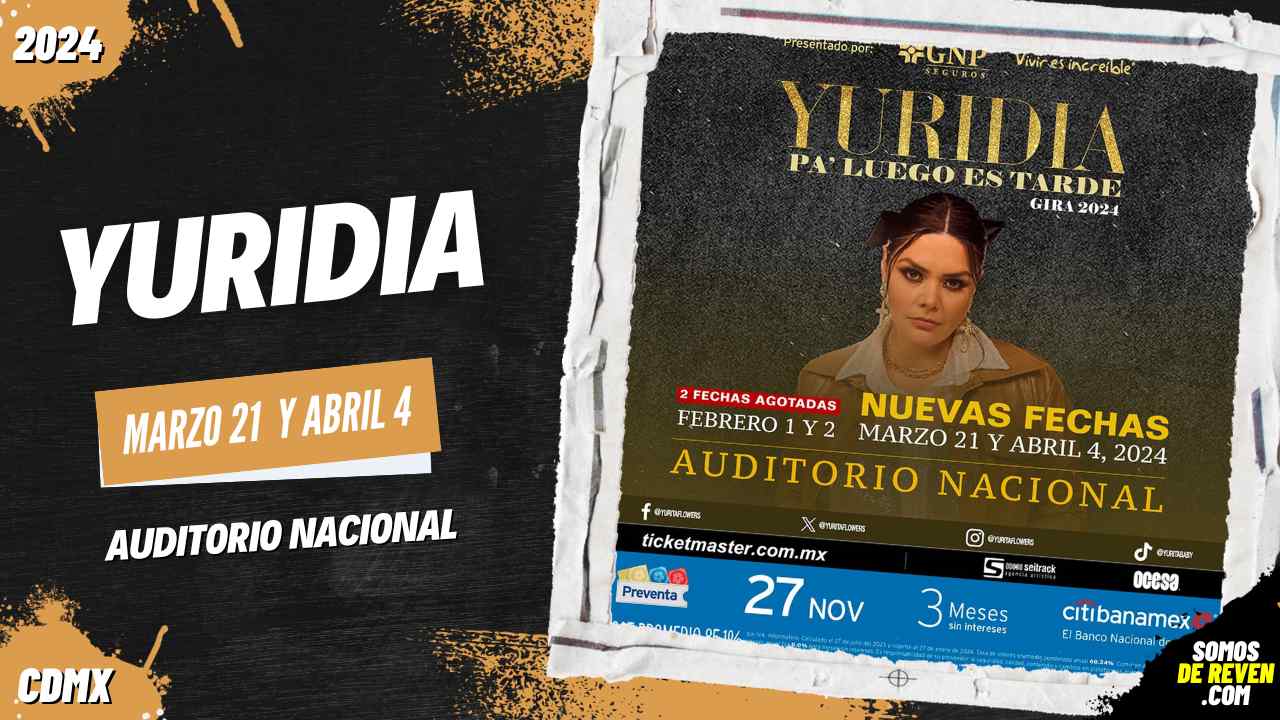 YURIDIA EN AUDITORIO NACIONAL 2024