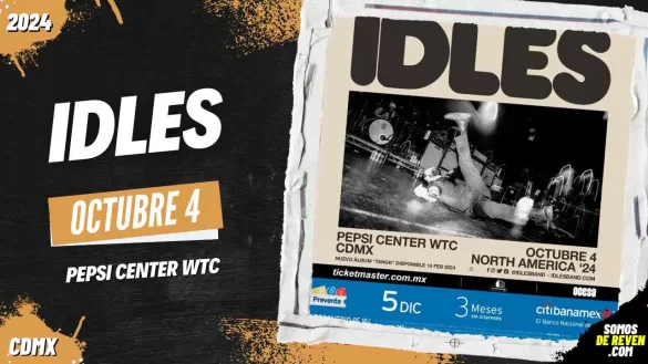 IDLES EN PEPSI CENTER WTC 2024