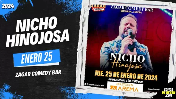 NICHO HINOJOSA EN ZAGAR COMEDY BAR 2024