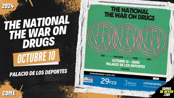 THE NATIONAL Y THE WAR ON DRUGS EN PALACIO DE LOS DEPORTES 2024