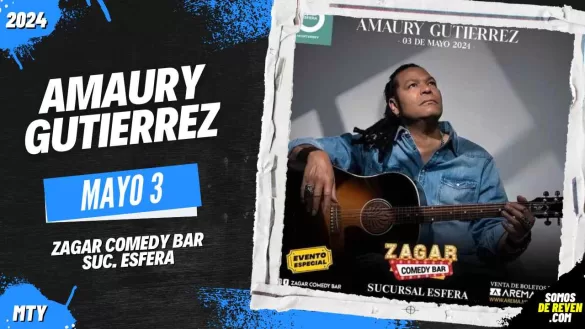 AMAURY GUTIERREZ EN ZAGAR COMEDY BAR 2024