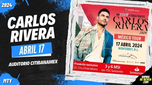 CARLOS RIVERA EN AUDITORIO CITIBANAMEX 2024