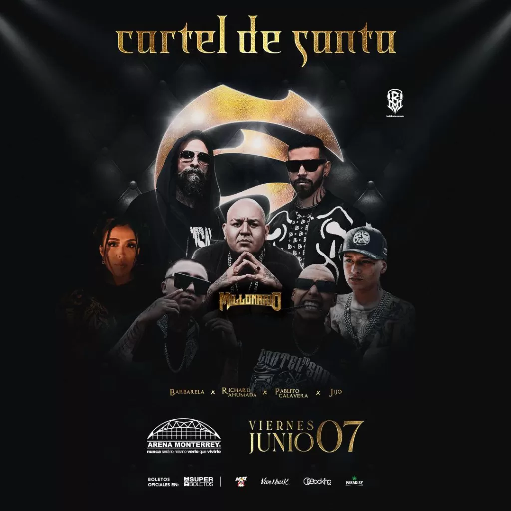 CARTEL DE SANTA EN ARENA MONTERREY 2024