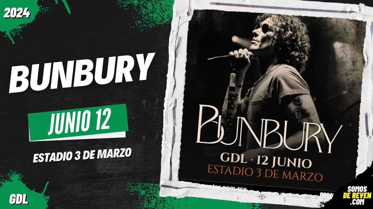 BUNBURY EN GUADALAJARA ESTADIO 3 DE MARZO 2024