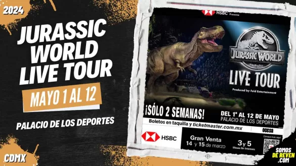 JURASSIC WORLD LIVE TOUR EN PALACIO DE LOS DEPORTES 2024