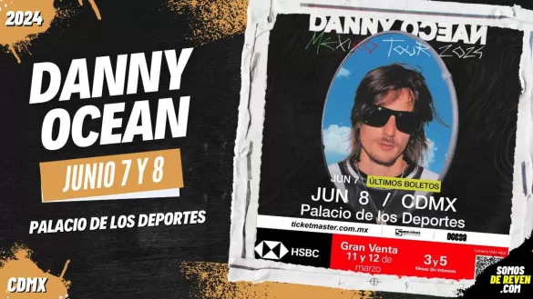 DANNY OCEAN EN PALACIO DE LOS DEPORTES 2024