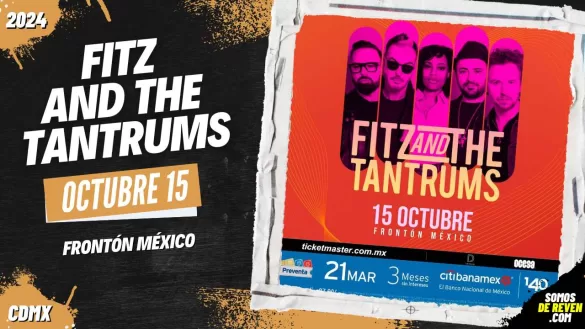 FITZ AND THE TANTRUMS EN CDMX FRONTÓN MÉXICO 2024