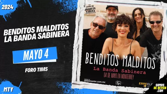BENDITOS MALDITOS LA BANDA SABINERA EN MONTERREY FORO TIMS 2024