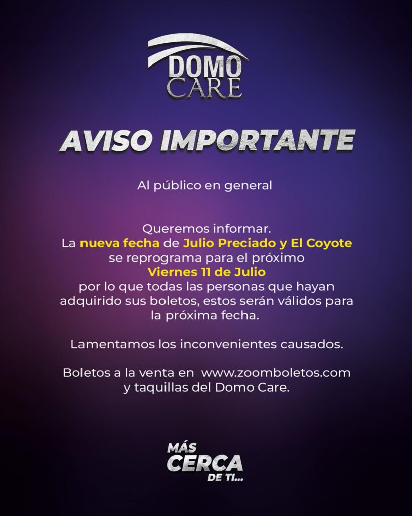 JULIO PRECIADO Y EL COYOTE EN DOMO CARE MONTERREY 2025