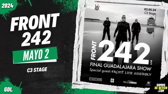 FRONT 242 EN GUADALAJARA C3 STAGE 2024