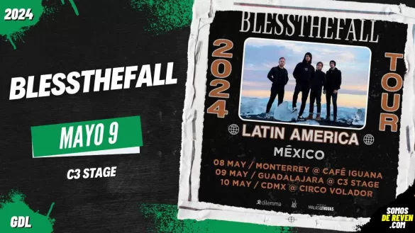 BLESSTHEFALL EN GUADALAJARA C3 STAGE 2024