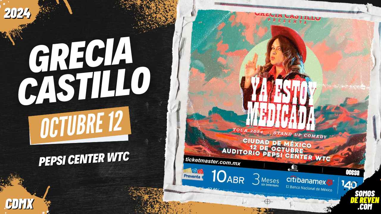 GRECIA CASTILLO EN CDMX PEPSI CENTER WTC 2024