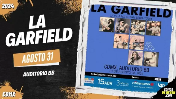 LA GARFIELD EN CDMX AUDITORIO BB 2024