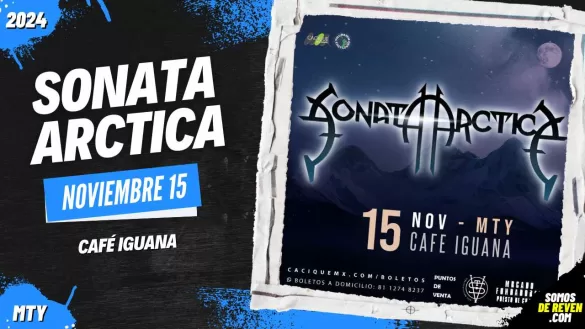 SONATA ARCTICA EN MONTERREY CAFÉ IGUANA 2024