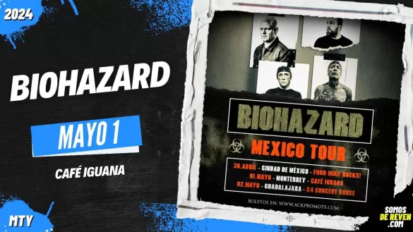 BIOHAZARD EN MONTERREY CAFÉ IGUANA 2024