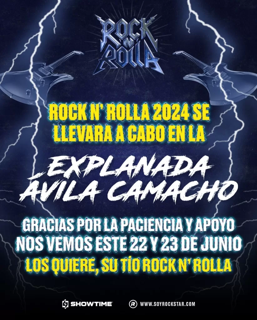 FESTIVAL ROCK N ROLLA EN GUADALAJARA 2024