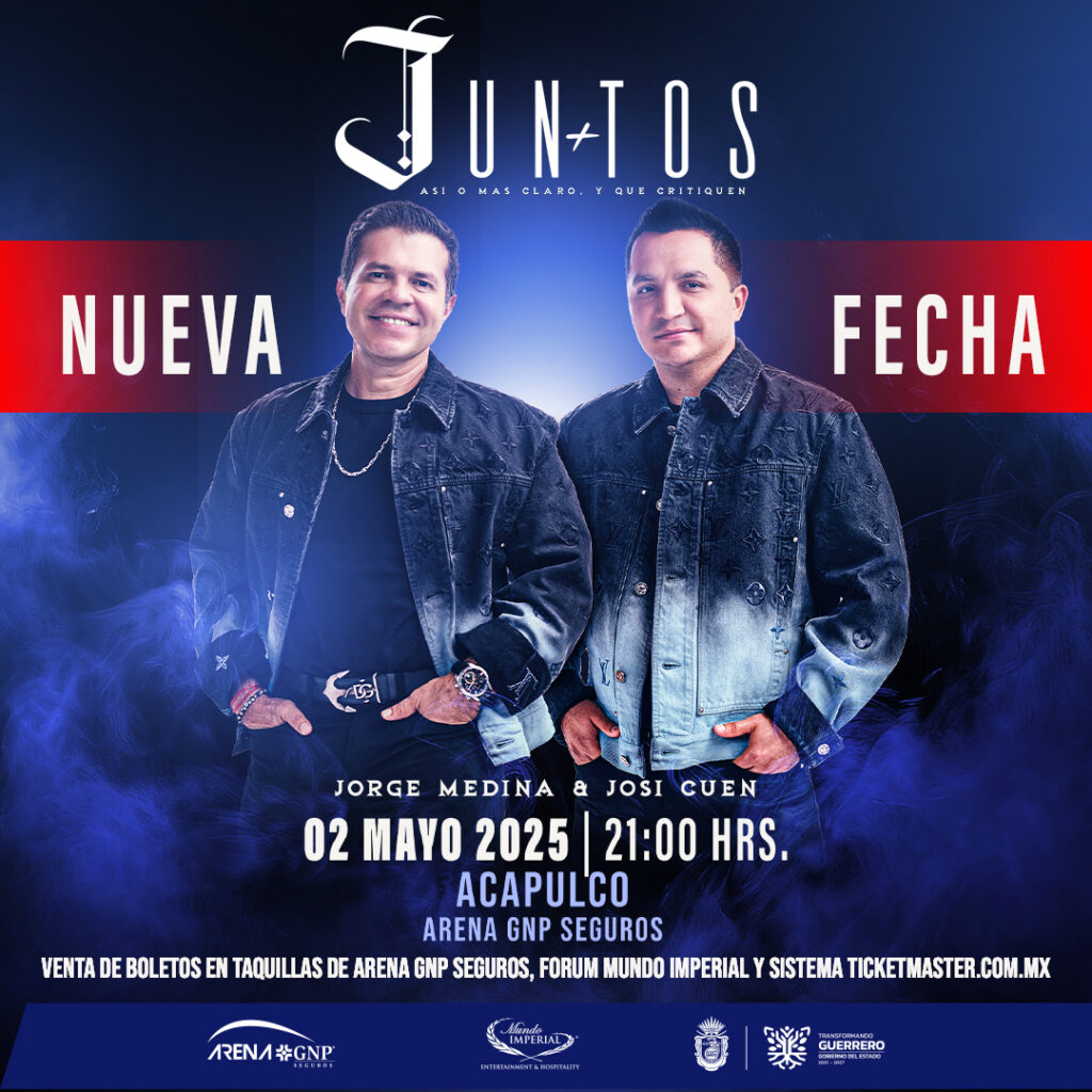 JORGE MEDINA Y JOSI CUEN EN ACAPULCO 2025 ARENA GNP SEGUROS