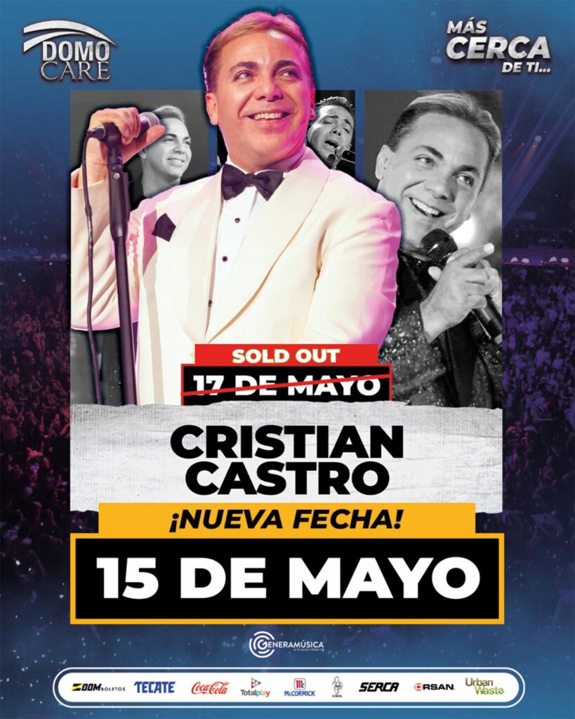 CRISTIAN CASTRO EN DOMO CARE MONTERREY 2025