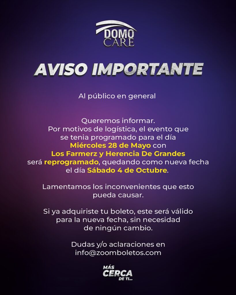 LOS FARMERZ Y HERENCIA DE GRANDES DOMO CARE MONTERREY 2025