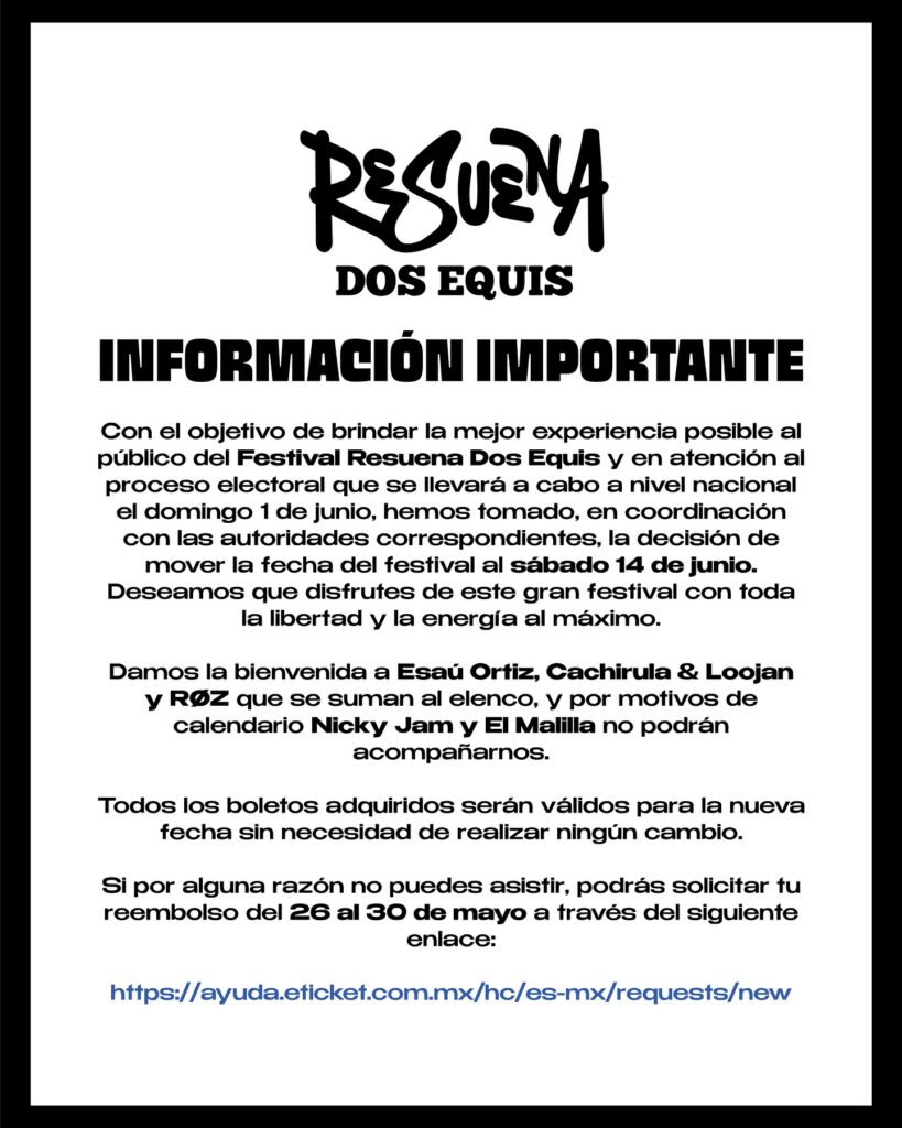 RESUENA DOS EQUIS EN PUEBLA 2025 FORO CHOLULA