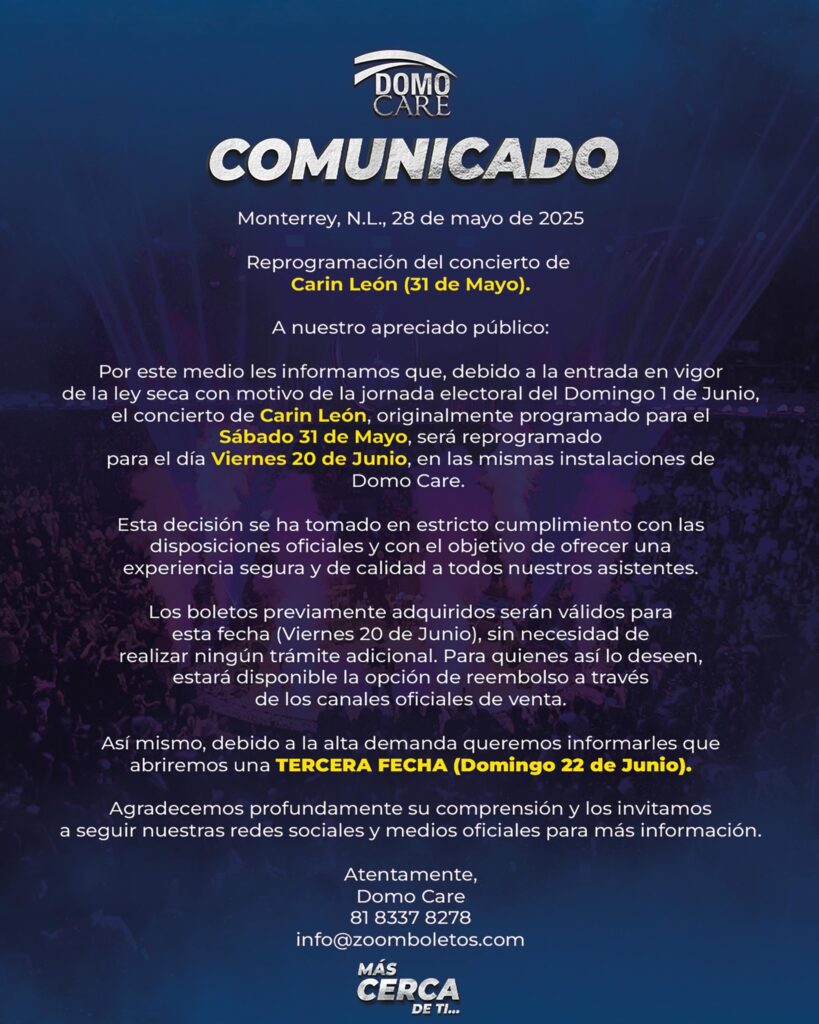 CARÍN LEÓN EN DOMO CARE MONTERREY 2025