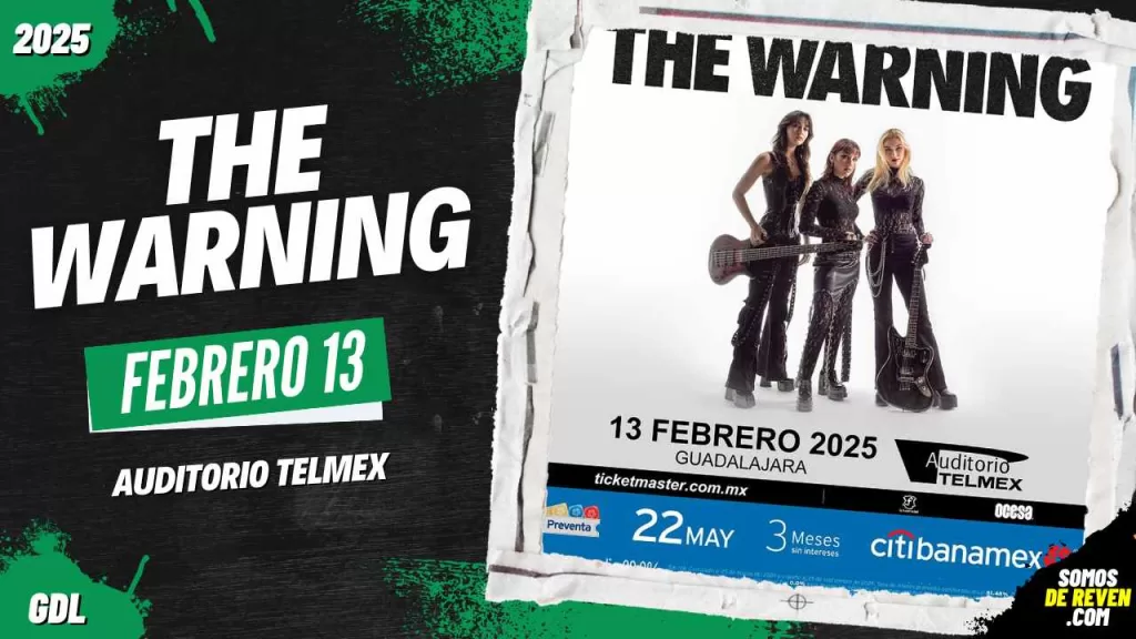 THE WARNING EN GUADALAJARA AUDITORIO TELMEX 2025