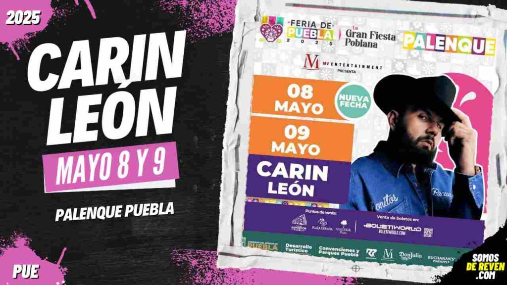 CARIN LEÓN EN PALENQUE PUEBLA 2025