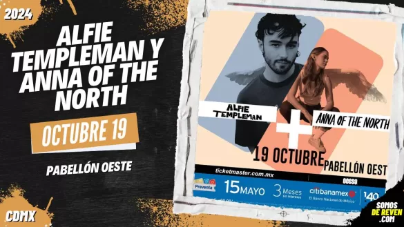 ALFIE TEMPLEMAN Y ANNA OF THE NORTH EN CDMX PABELLÓN OESTE 2024