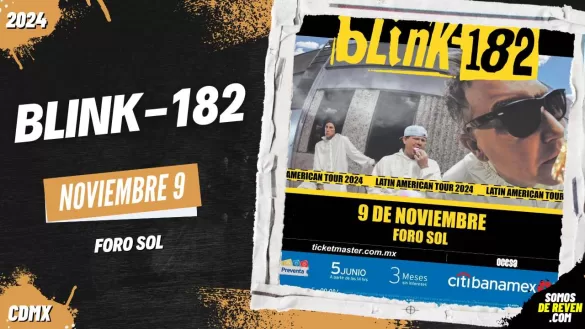 BLINK 182 EN CDMX FORO SOL 2024