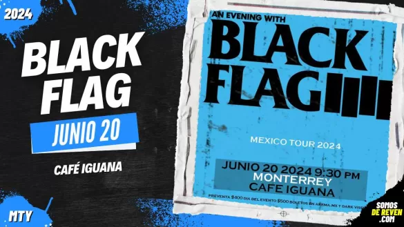 BLACK FLAG EN MONTERREY CAFÉ IGUANA 2024