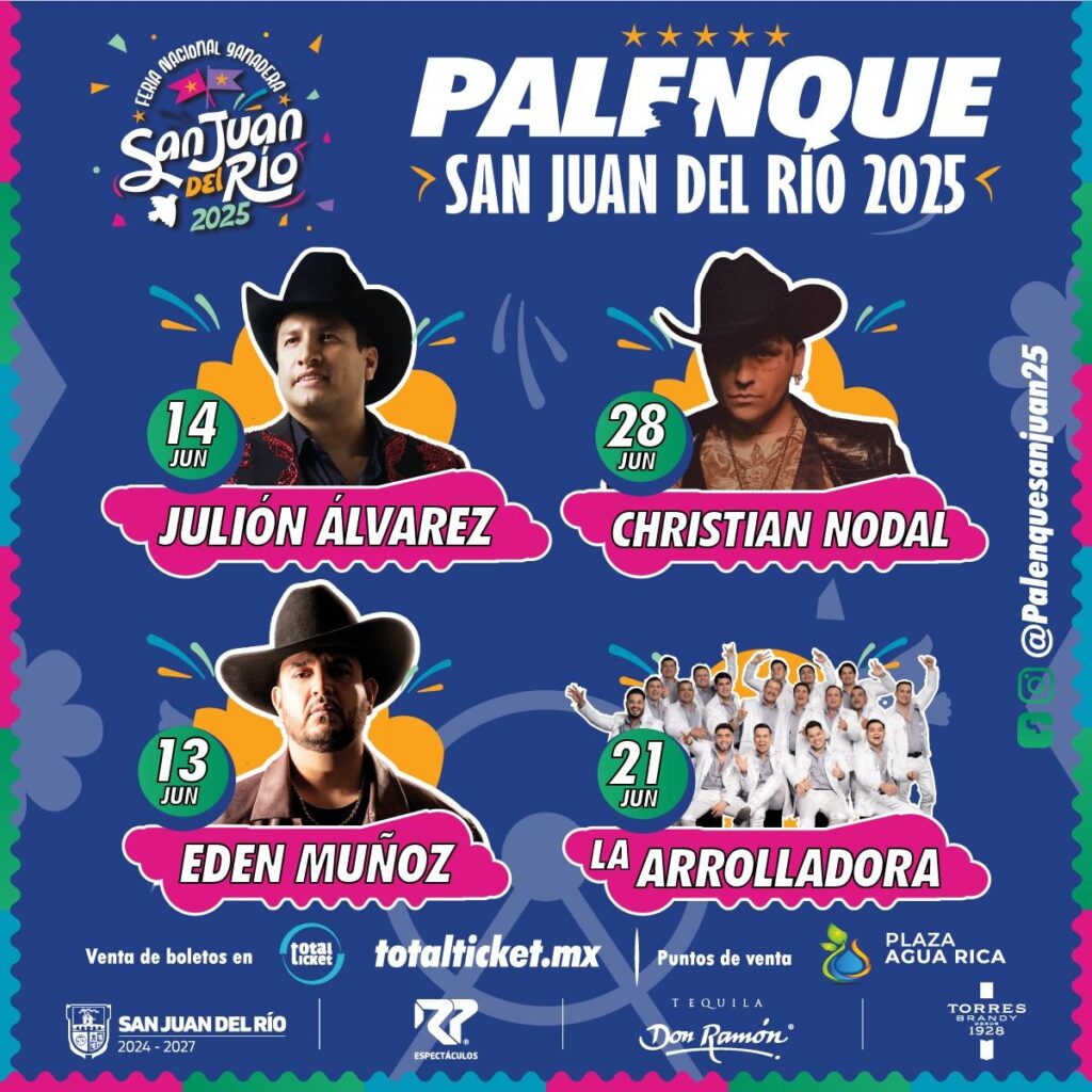 Cartelera Palenque San Juan del Río 2025