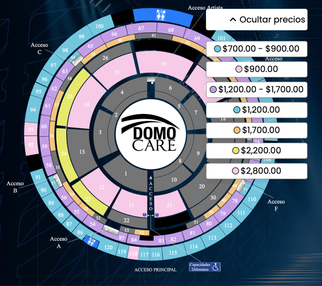 EDEN MUÑOZ EN DOMO CARE MONTERREY 2025 precios