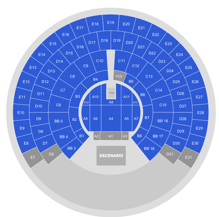 MAPA PALACIO DE LOS DEPORTES