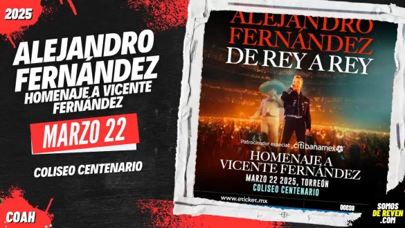 ALEJANDRO FERNÁNDEZ EN TORREÓN COLISEO CENTENARIO 2025