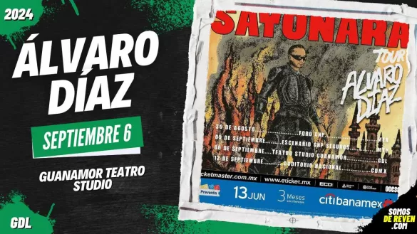 ÁLVARO DÍAZ EN GUADALAJARA GUANAMOR TEATRO STUDIO 2024