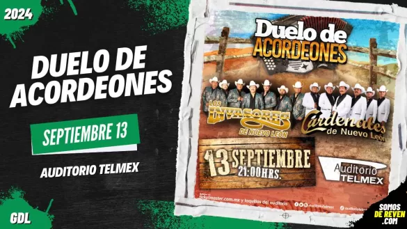 DUELO DE ACORDEONES EN GUADALAJARA AUDITORIO TELMEX 2024