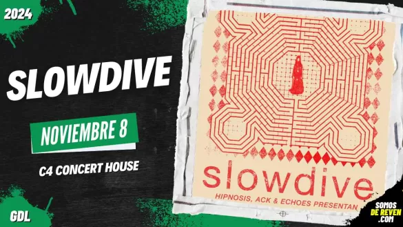 SLOWDIVE EN GUADALAJARA C4 CONCERT HOUSE 2024