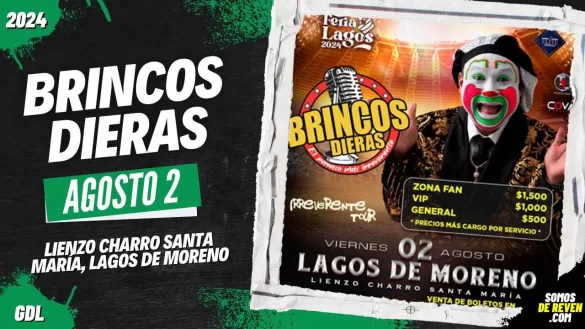 BRINCOS DIERAS EN FERIA LAGOS JALISCO 2024