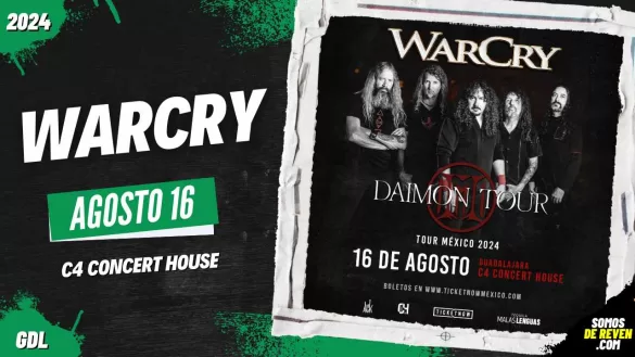 WARCRY EN GUADALAJARA C4 CONCERT HOUSE 2024