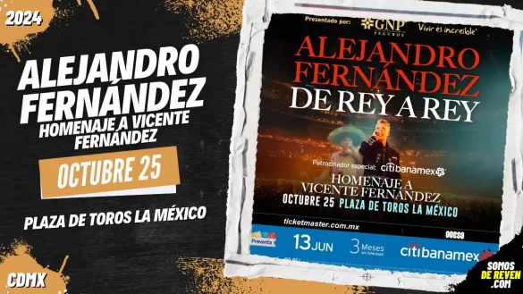 ALEJANDRO FERNÁNDEZ EN PLAZA DE TOROS LA MÉXICO 2024