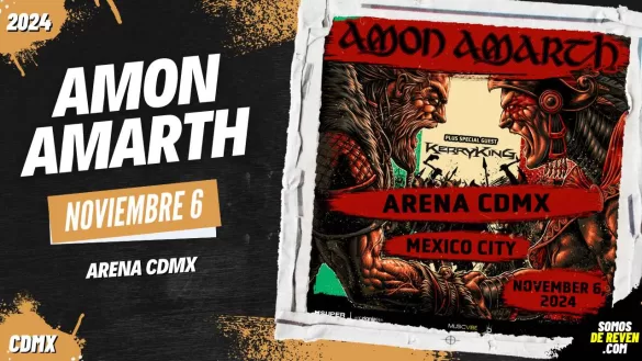 AMON AMARTH EN ARENA CDMX 2024