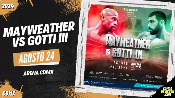 MAYWEATHER VS GOTTI III EN ARENA CDMX 2024