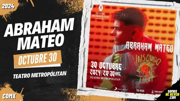 ABRAHAM MATEO EN CDMX TEATRO METROPÓLITAN 2024