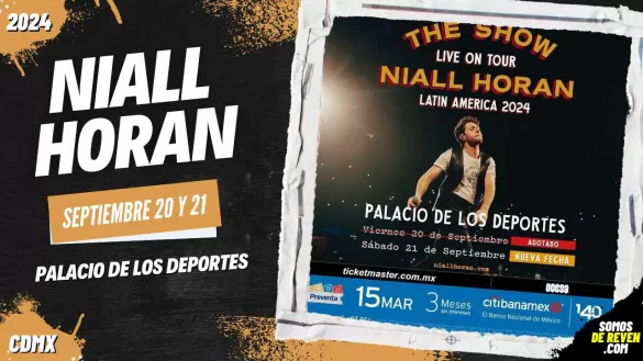 NIALL HORAN EN CDMX PALACIO DE LOS DEPORTES 2024